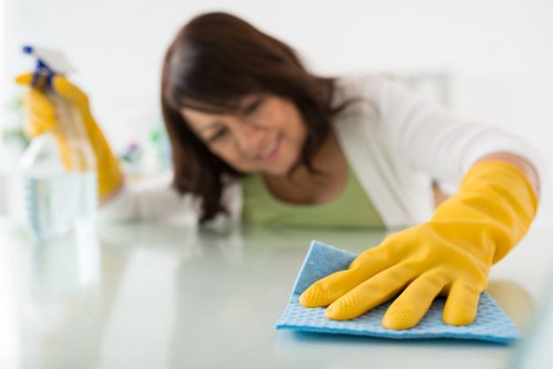 Local Brixton cleaners preparing a property for handover after moving out